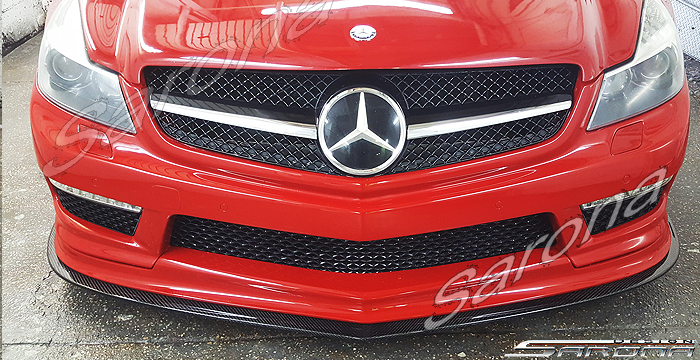 Custom Mercedes SL  Convertible Front Lip/Splitter (2003 - 2012) - $890.00 (Part #MB-060-FA)